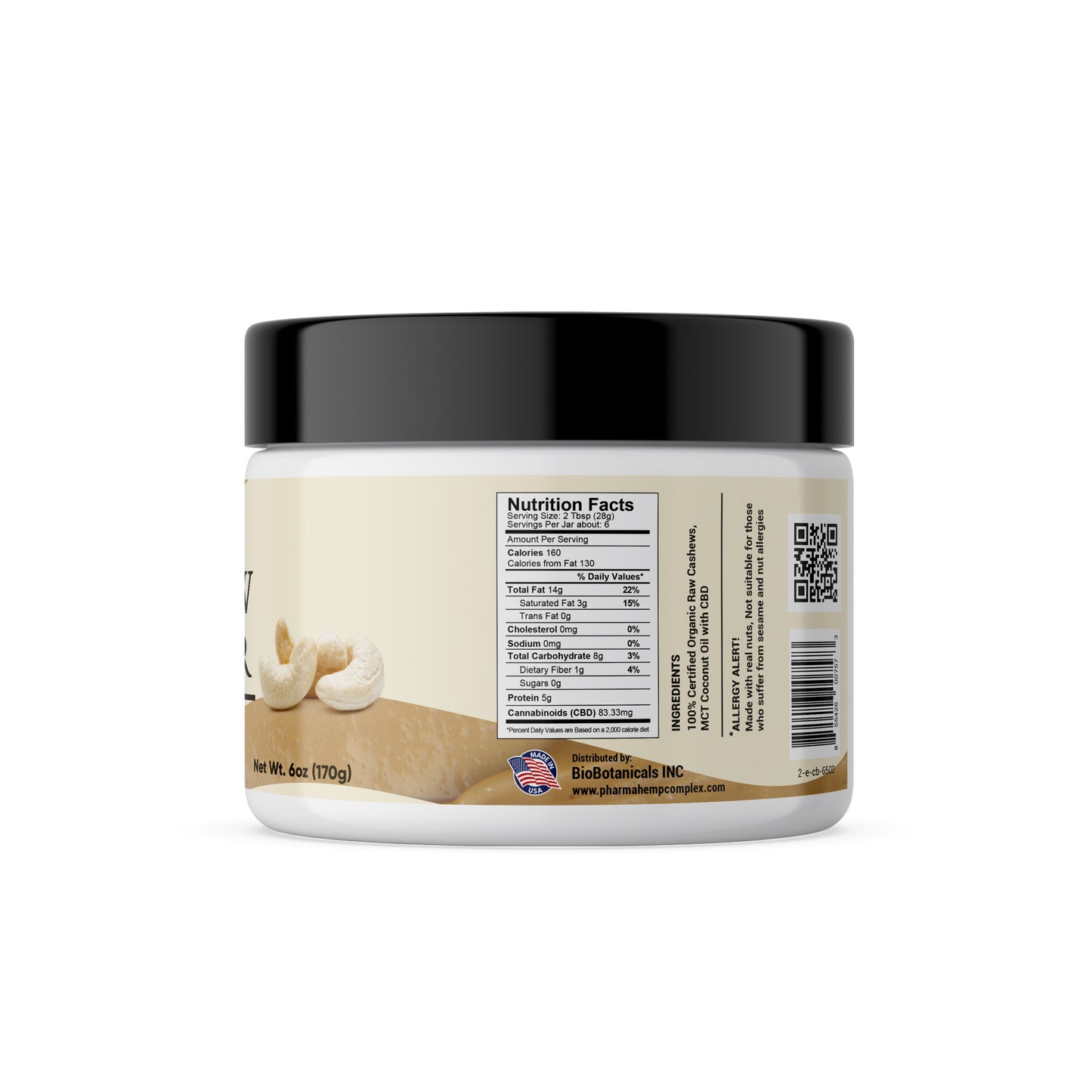 Hemp CBD Cashew Butter