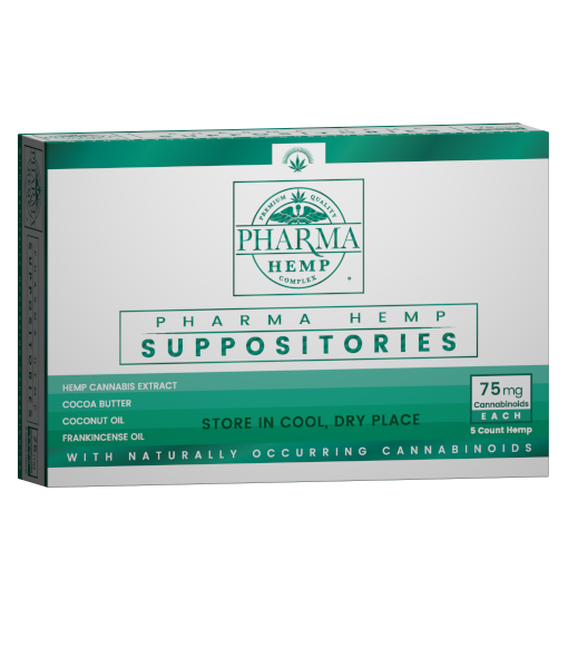 Hemp CBD Suppositories 75mg 5ct